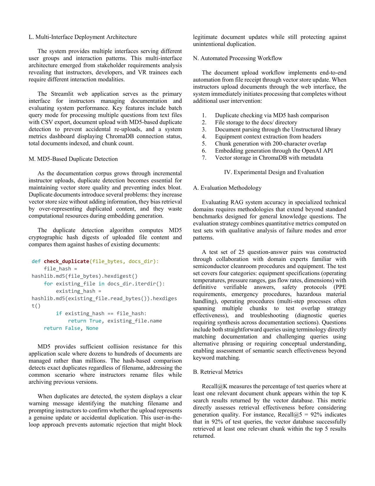 RAG Architecture paper, page 7