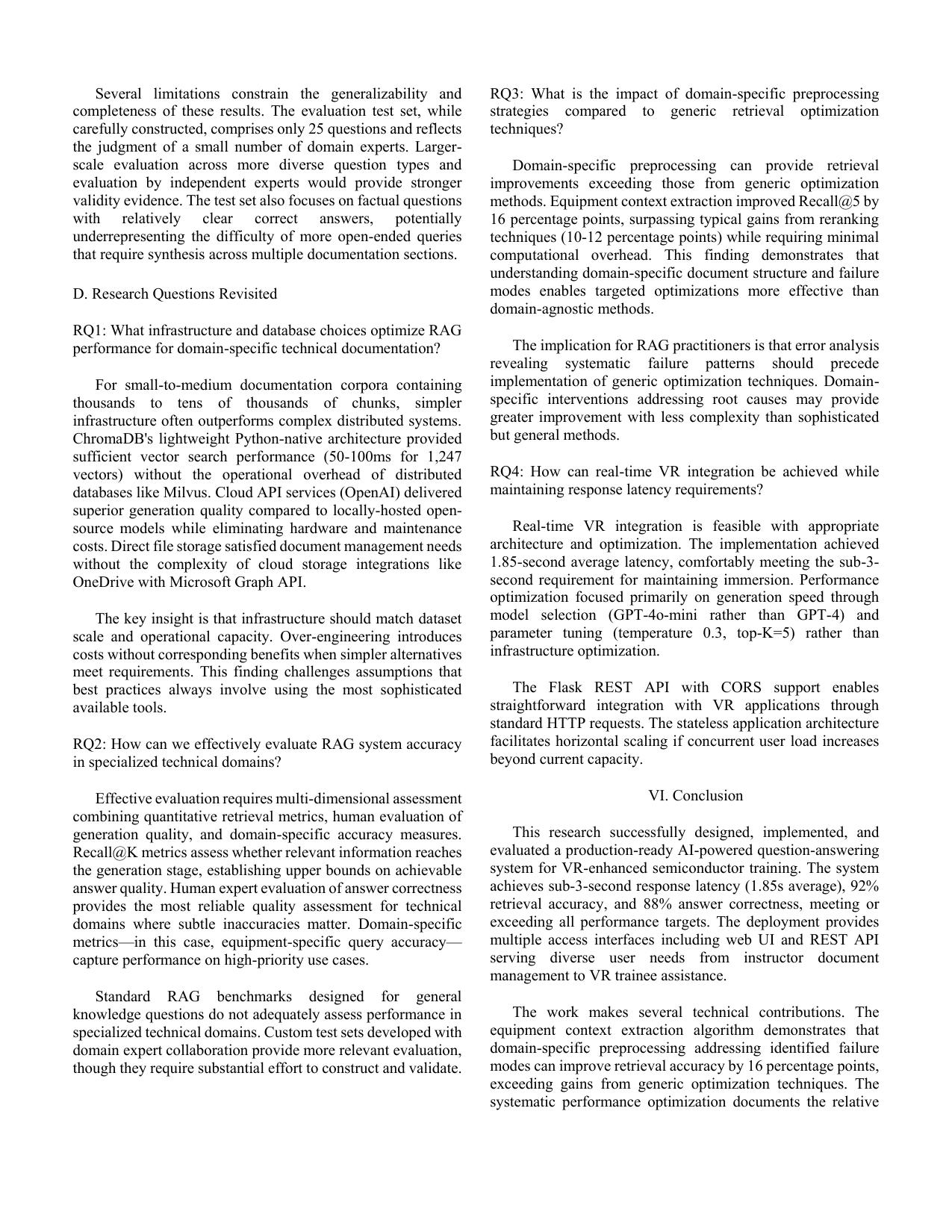RAG Architecture paper, page 10